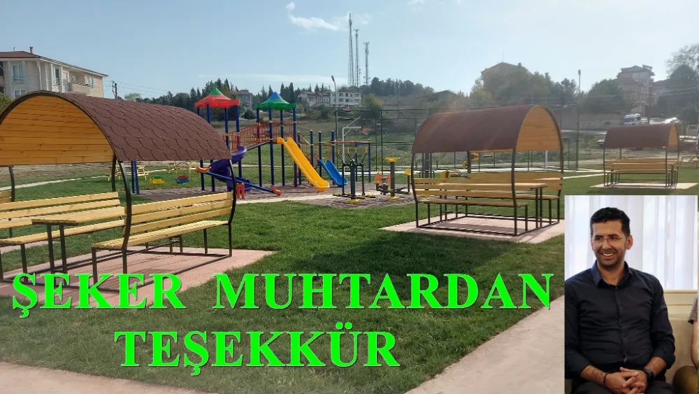 ŞEKER Muhtardan Teşekkür 