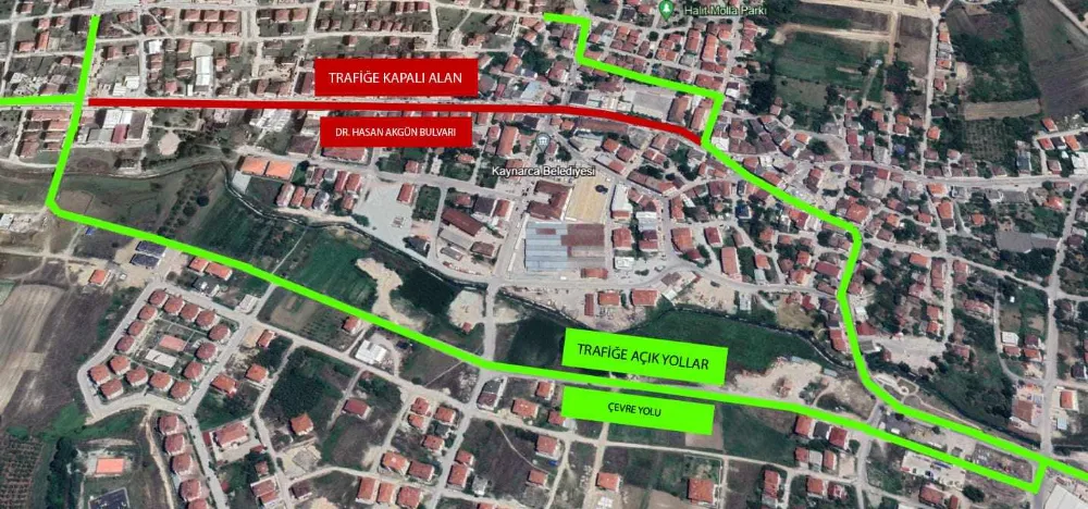 DİKKAT ÖNEMLİ..6 Ekim Cuma Günü Ana Cadde üzerinde Asfalt Çalışması Nedeniyle  kapalı kısımlar açıklandı