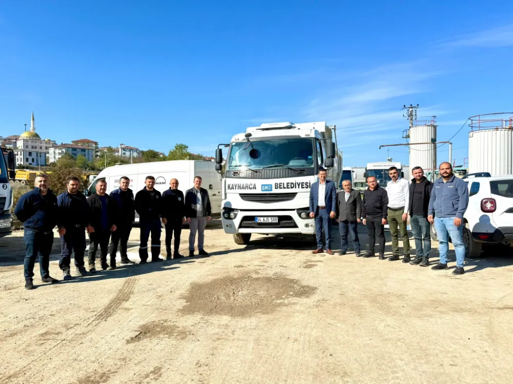 Kaynarca Belediyesi araç parkuruna bir kamyon daha ekledi