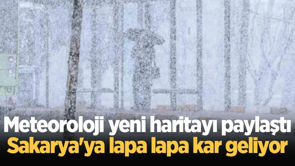 Meteoroloji yeni haritayı paylaştı, Sakarya