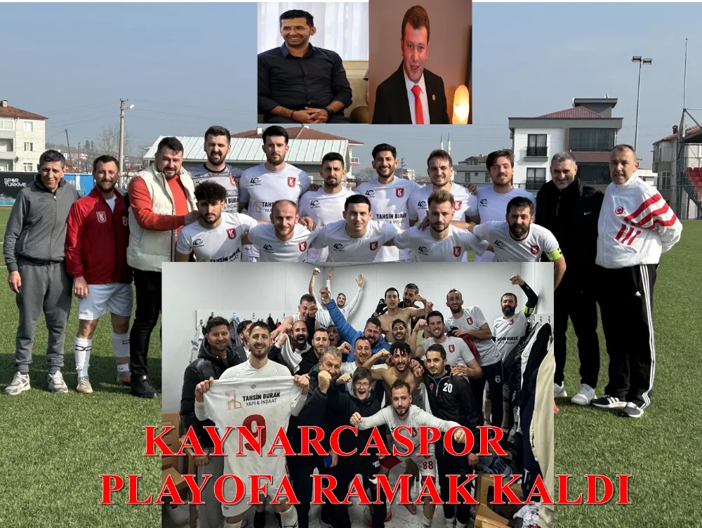 Kaynarcaspor 4ncü sırayı Kaptı, Pazar günü Sahamızda Playof a Bilet maçına Çıkacak 