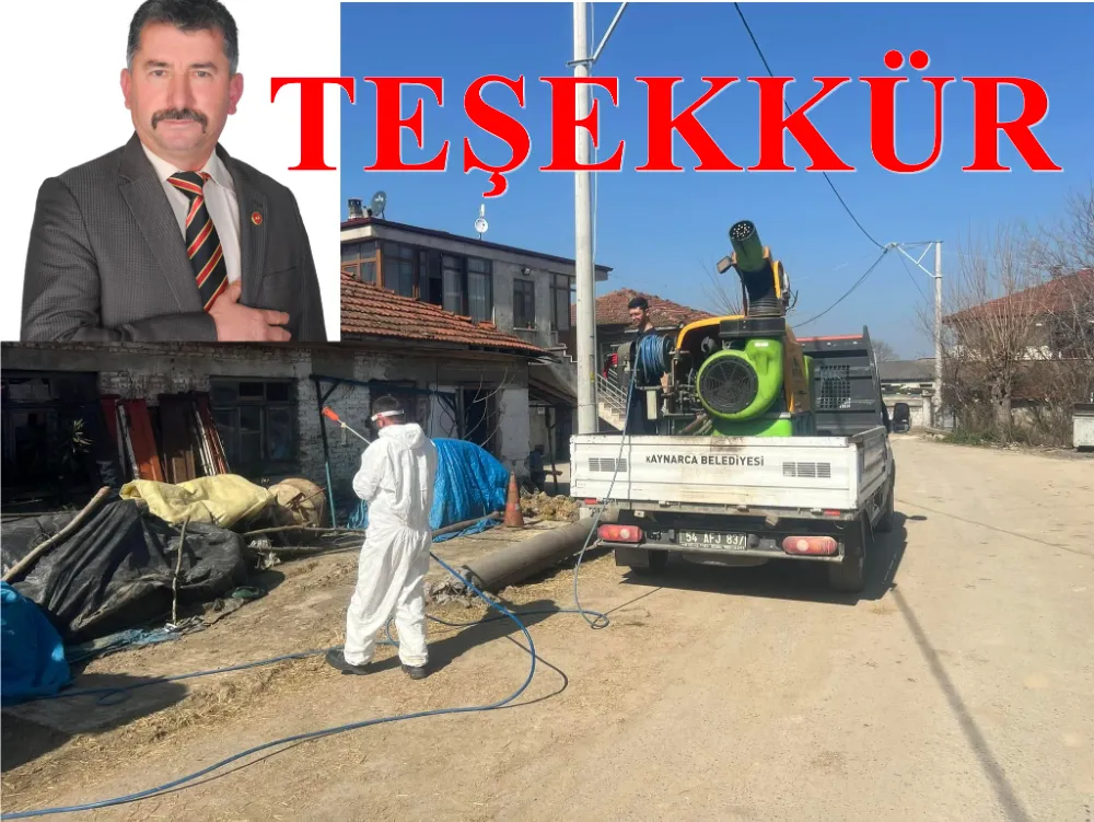 Uğurlu Muhtarından TEŞEKKÜR