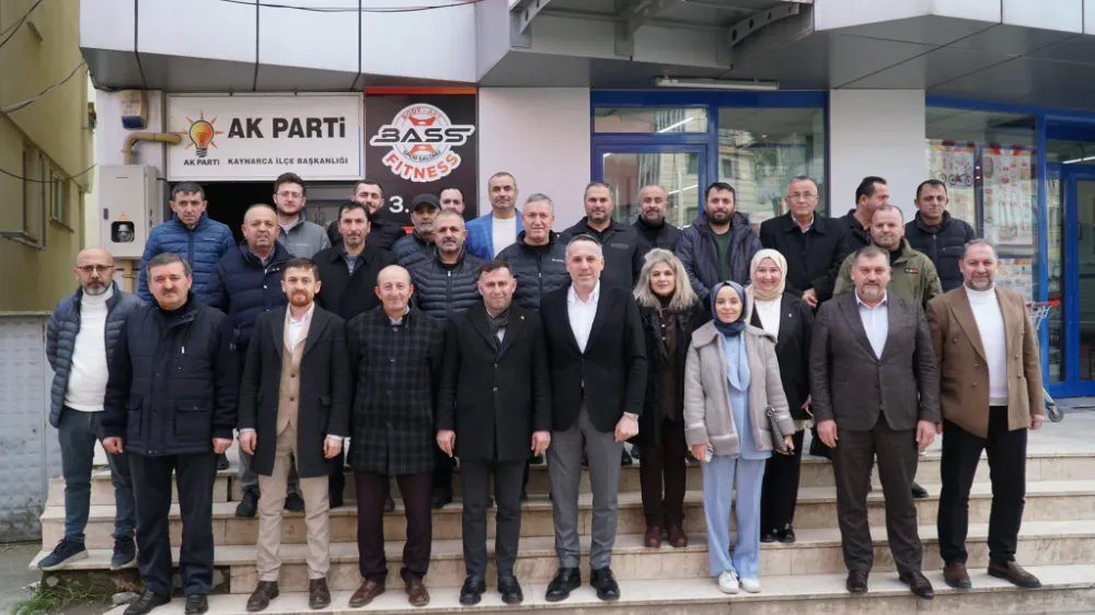 AK Parti İl Başkanı Yunus Tever Kaynarca’yı ziyaret etti