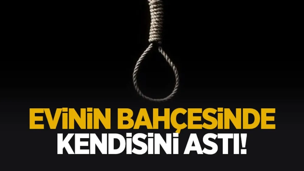 Yaşlı adam kendini astı
