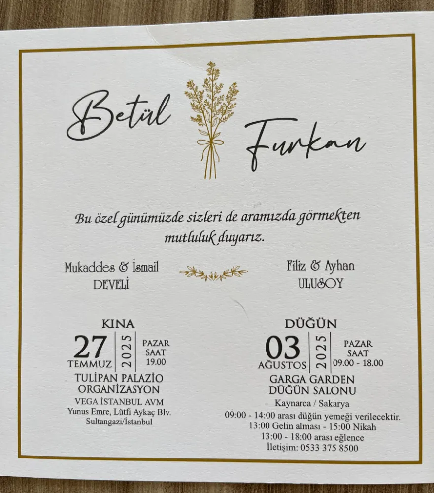 DAVETLİSİNİZ, Ulusoy Ailesinin Mutlu Günü