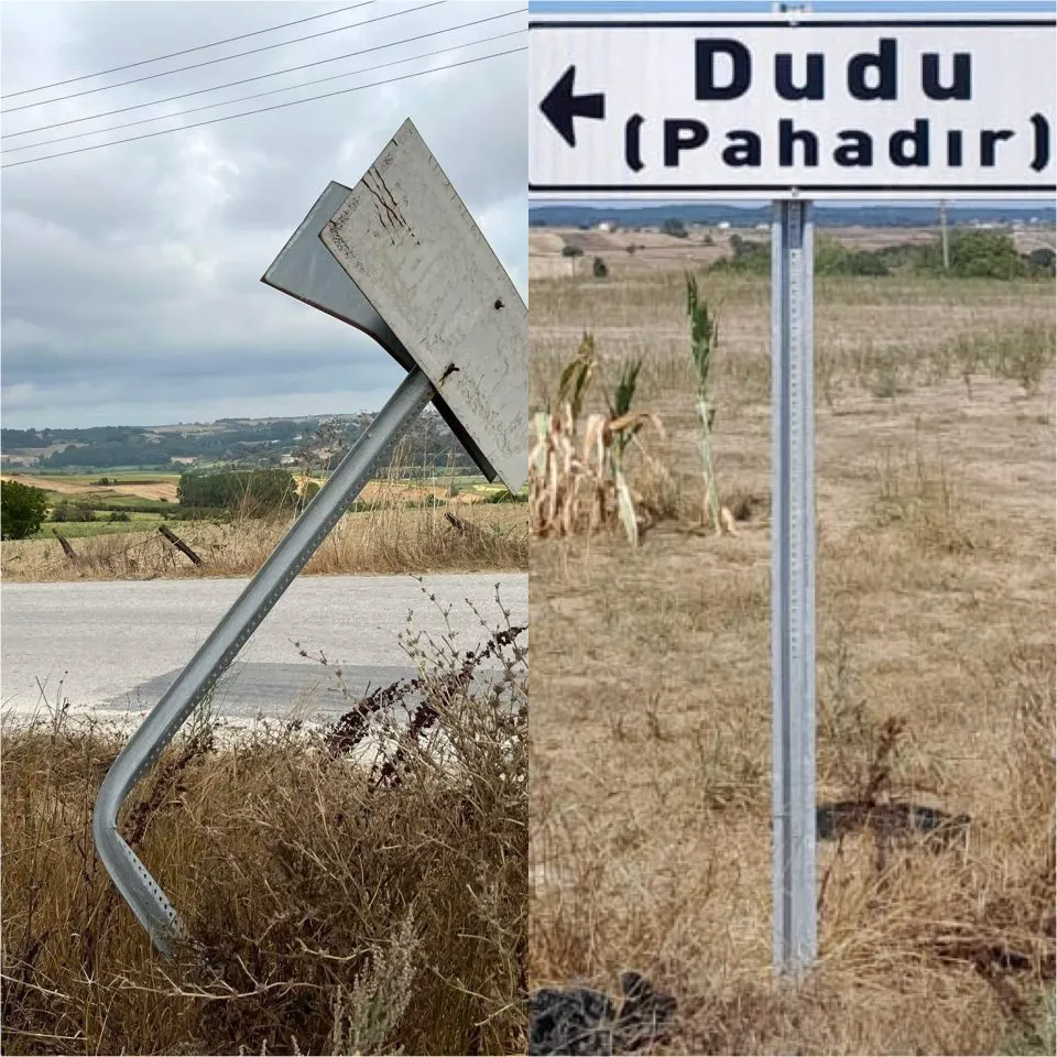 Uzun Zamandır  Kimsenin Fark Etmediği O Tabela Sonunda Dikildi