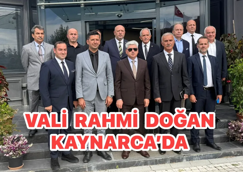 Sakarya Valisi Rahmi Doğan, Kaynarca Mobilya İhtisas Organize Sanayi Bölgesi’ni ziyaret etti.