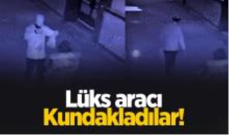 Aracı kundakladılar