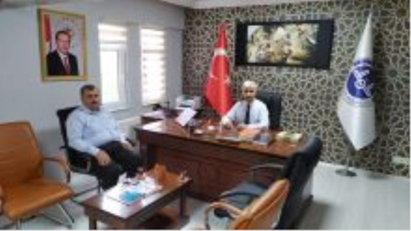 Başkan KEFLİ Yeni İlçe Müftümüzü Ziyaret Etti