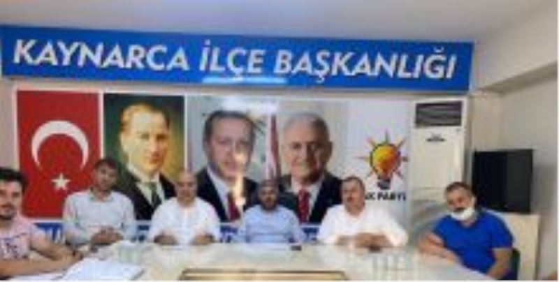 Kaynarca AK Parti İlçe başkanlığı Haftalık Toplantısı yapıldı