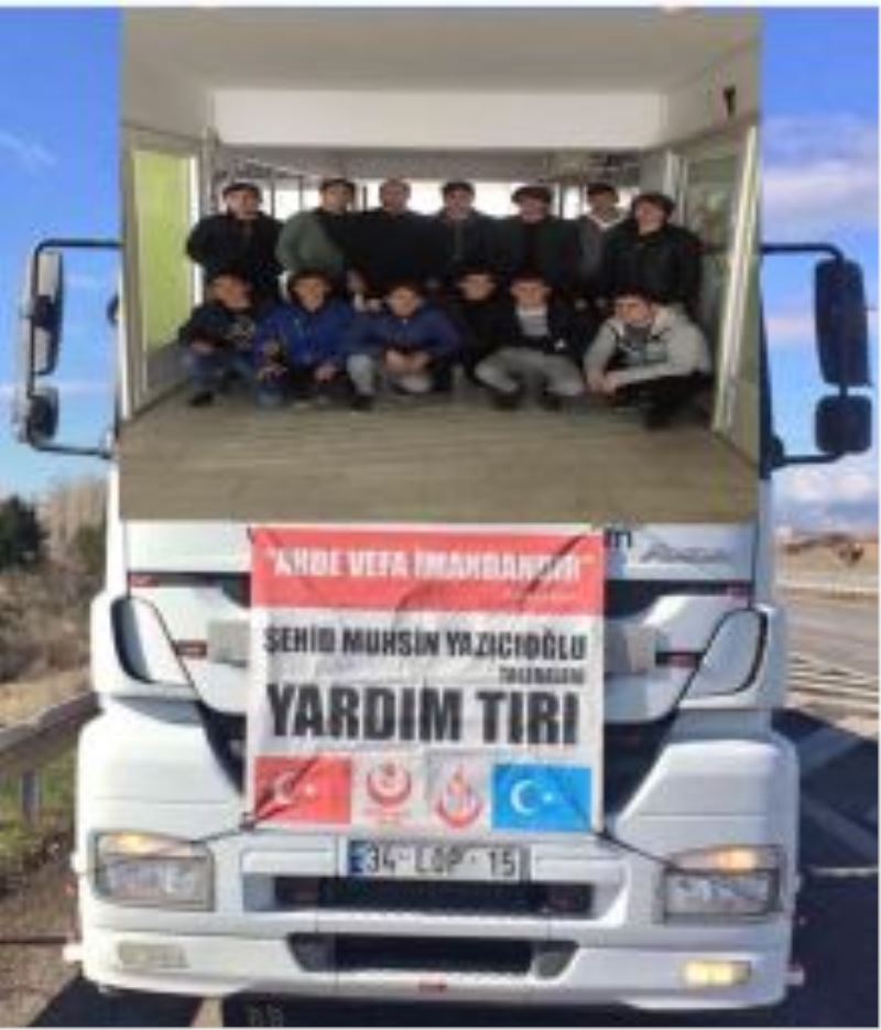 Kaynarca Alperen Ocaklarından Yardım Tırı Yola Çıktı