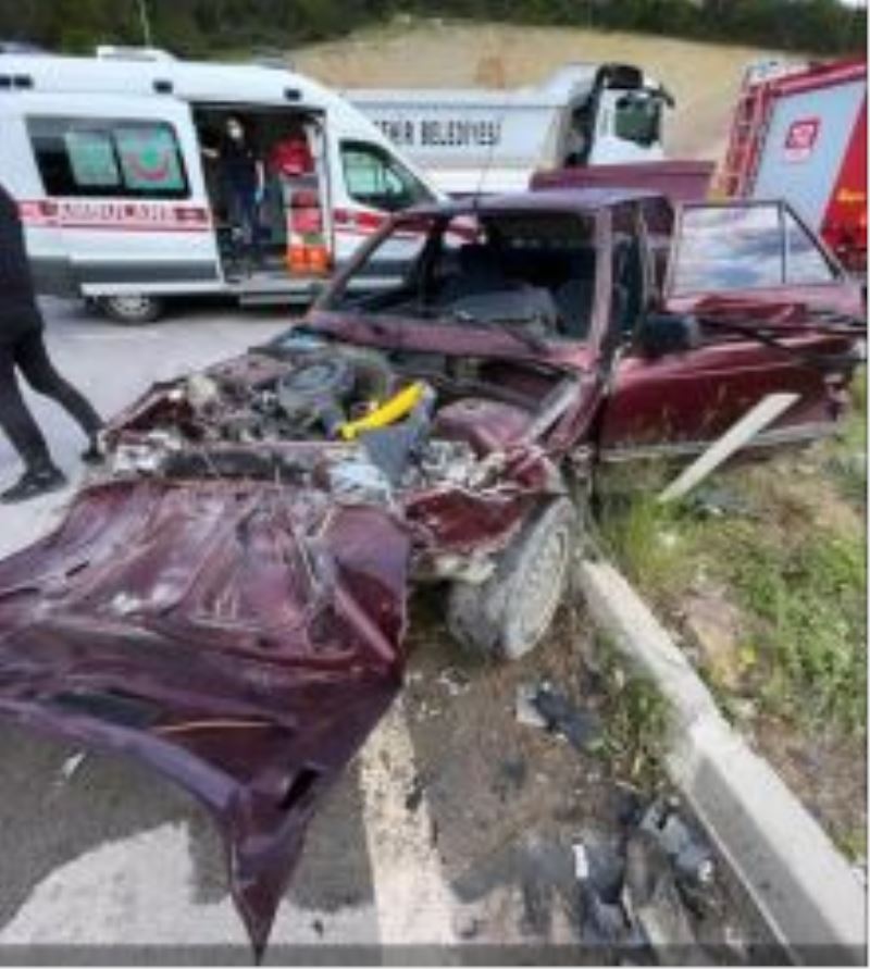 Kaynarca Yolunda Trafik Kazası 1 yaralı